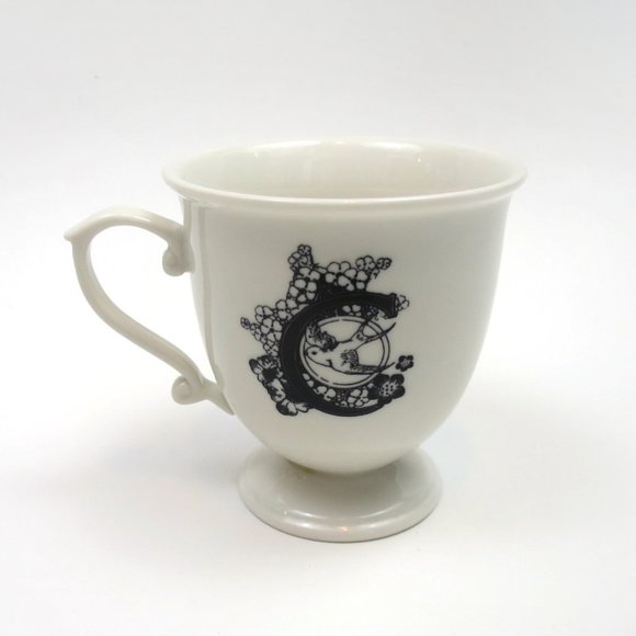 Anthropologie 'C' Initial Monogram Tea Cup - Picture 2 of 7